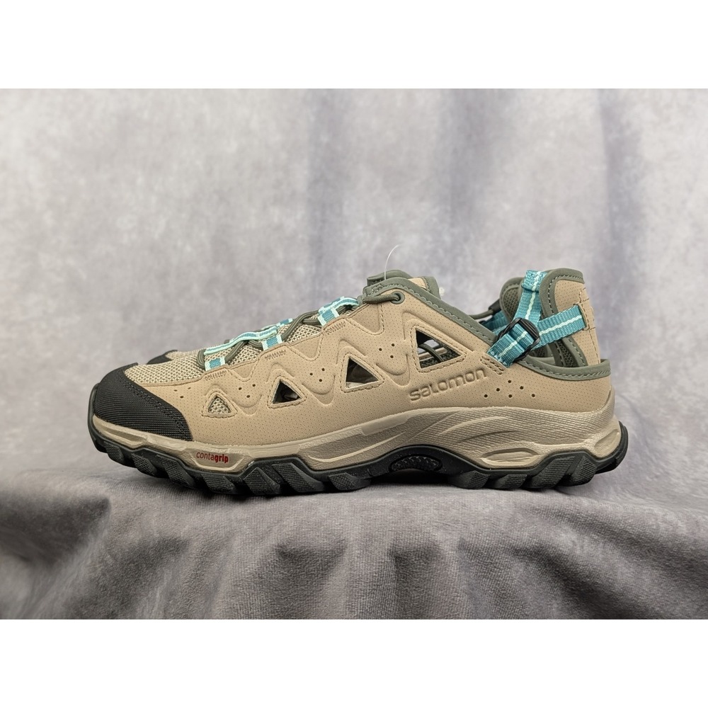 Salomon Epic Yama W Hiking Shoes Vintage Kaki Icy Morn L41036100 Womens 8.5 NWOB